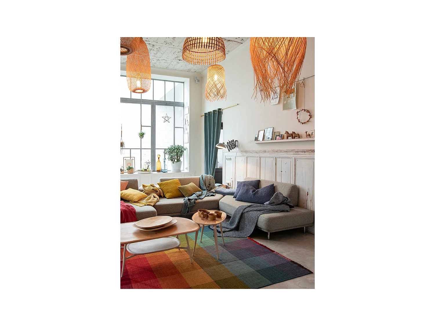 Gordijn Zeff Pruisisch 140 x 280 cm