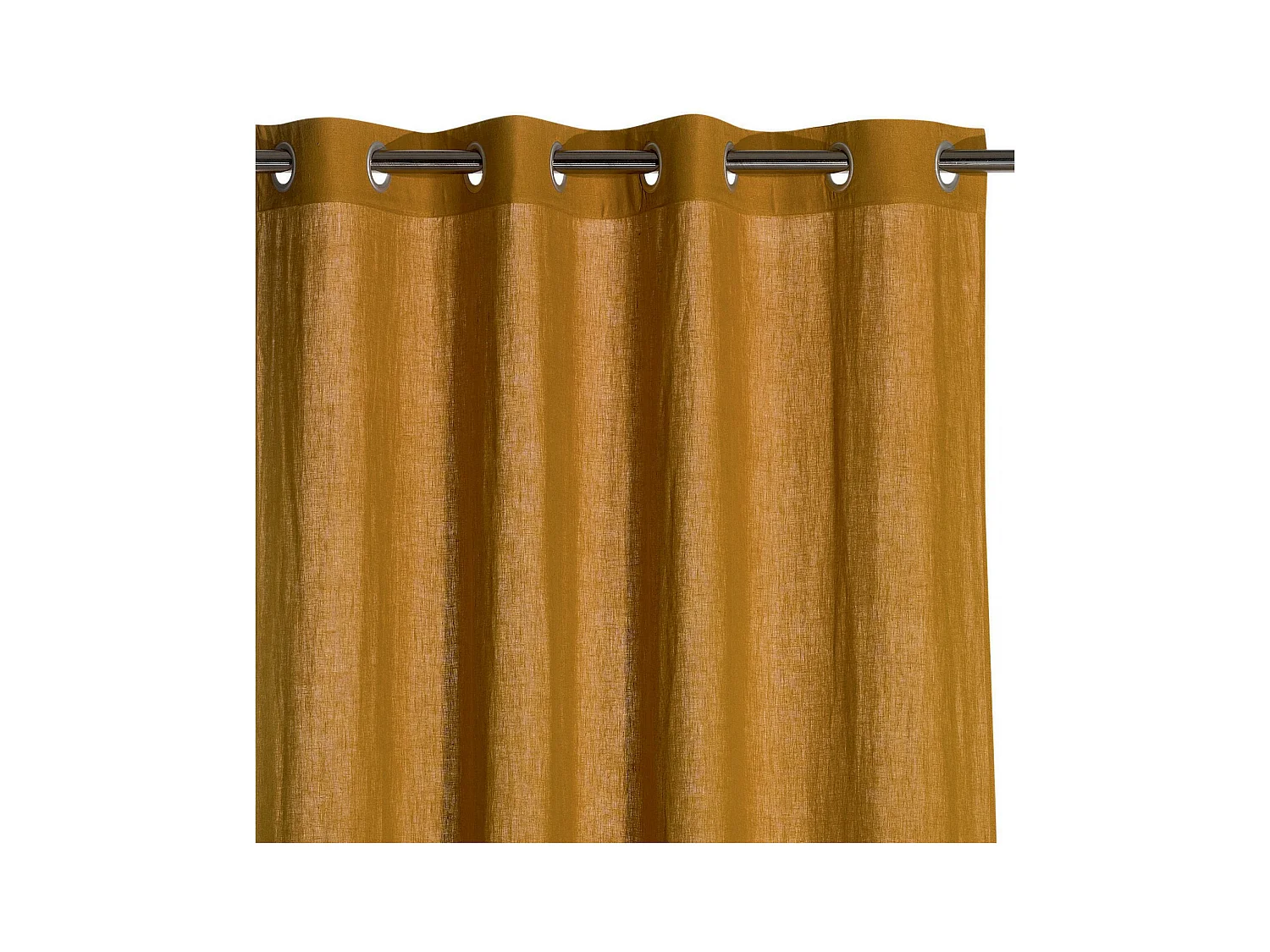 Rideau stonewashed Zeff bronze 140 x 280 cm Vivaraise