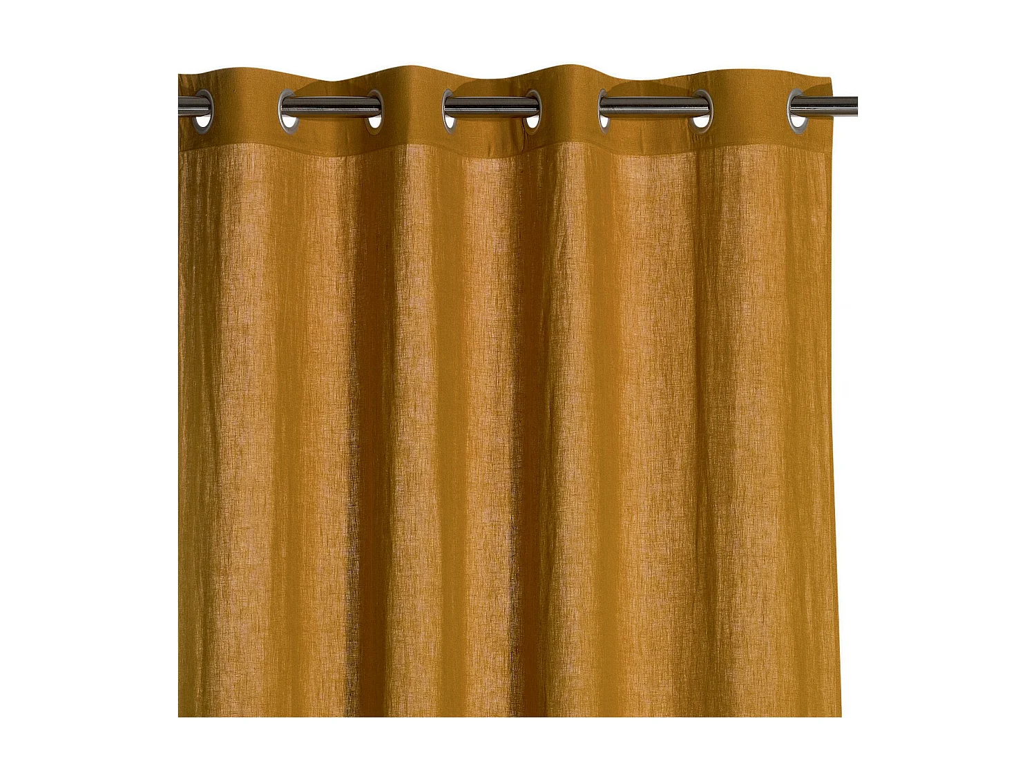 Rideau stonewashed Zeff bronze 140 x 280 cm Vivaraise