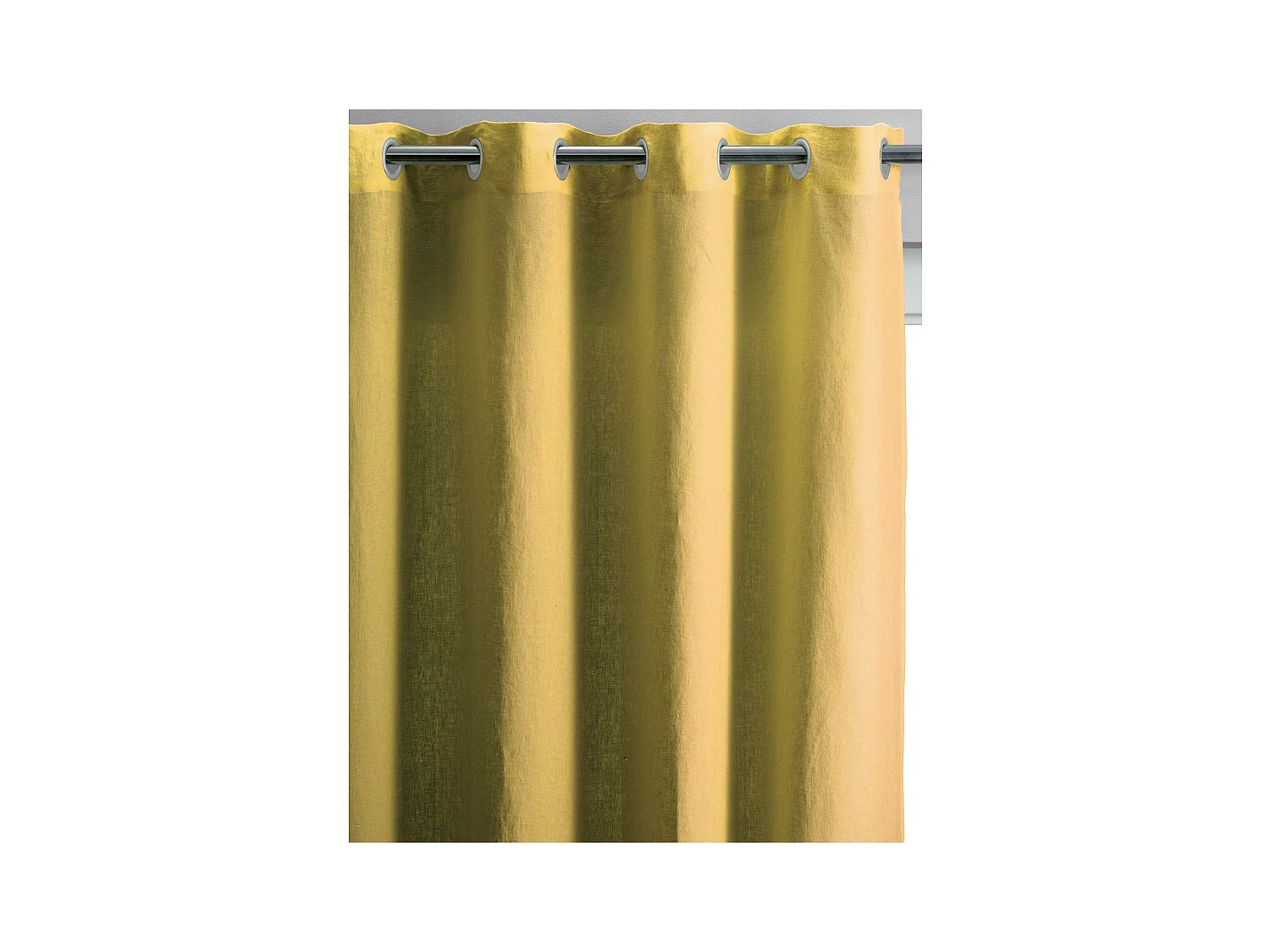 Rideau stonewashed Zeff absynthe 140 x 280 cm Vivaraise