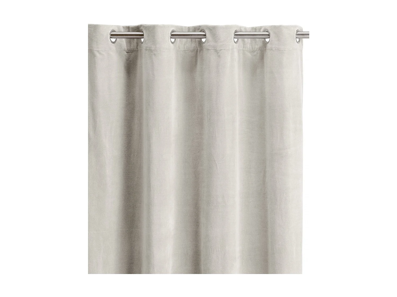Elise effen gordijn Grège 140 x 280 cm