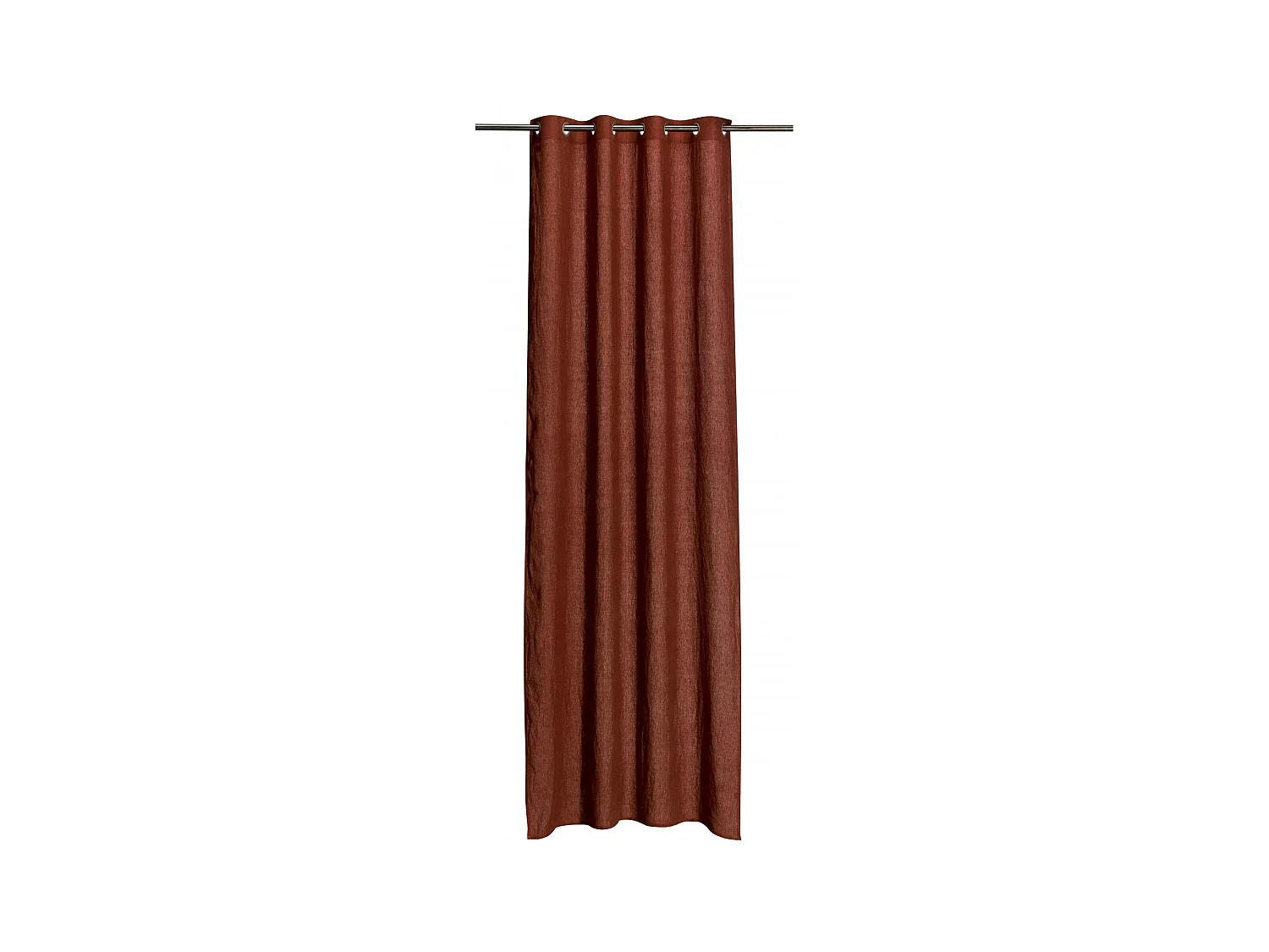 Rideau stonewashed Zeff caramel 140 x 280 cm Vivaraise