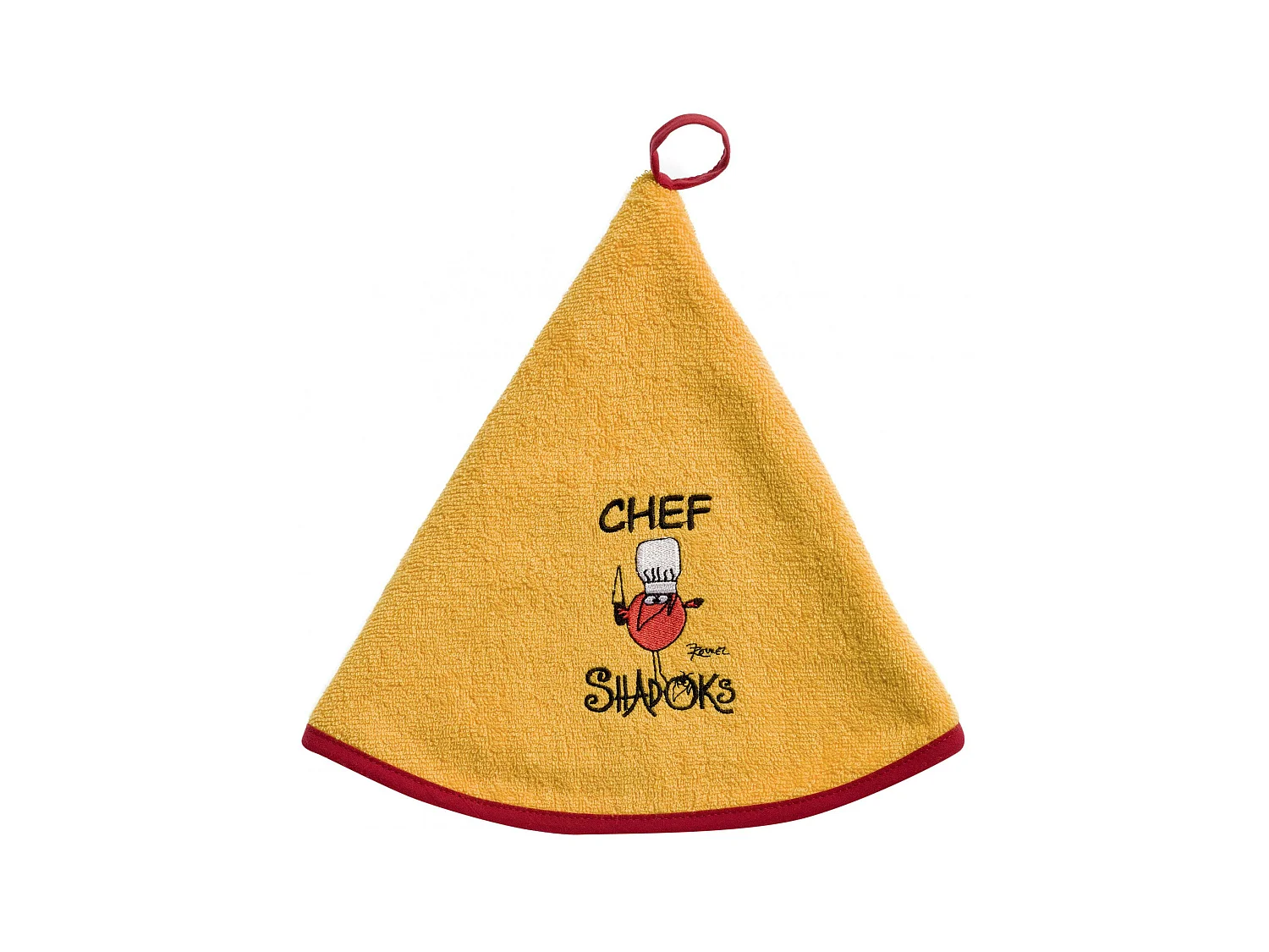 Handdoek Chef Shadoks Geel diameter 60 cm