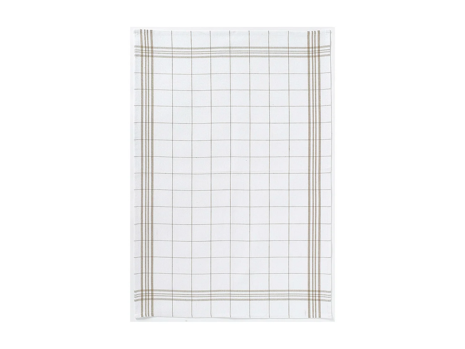 Torchon Carreaux taupe 50 x 70 cm Winkler