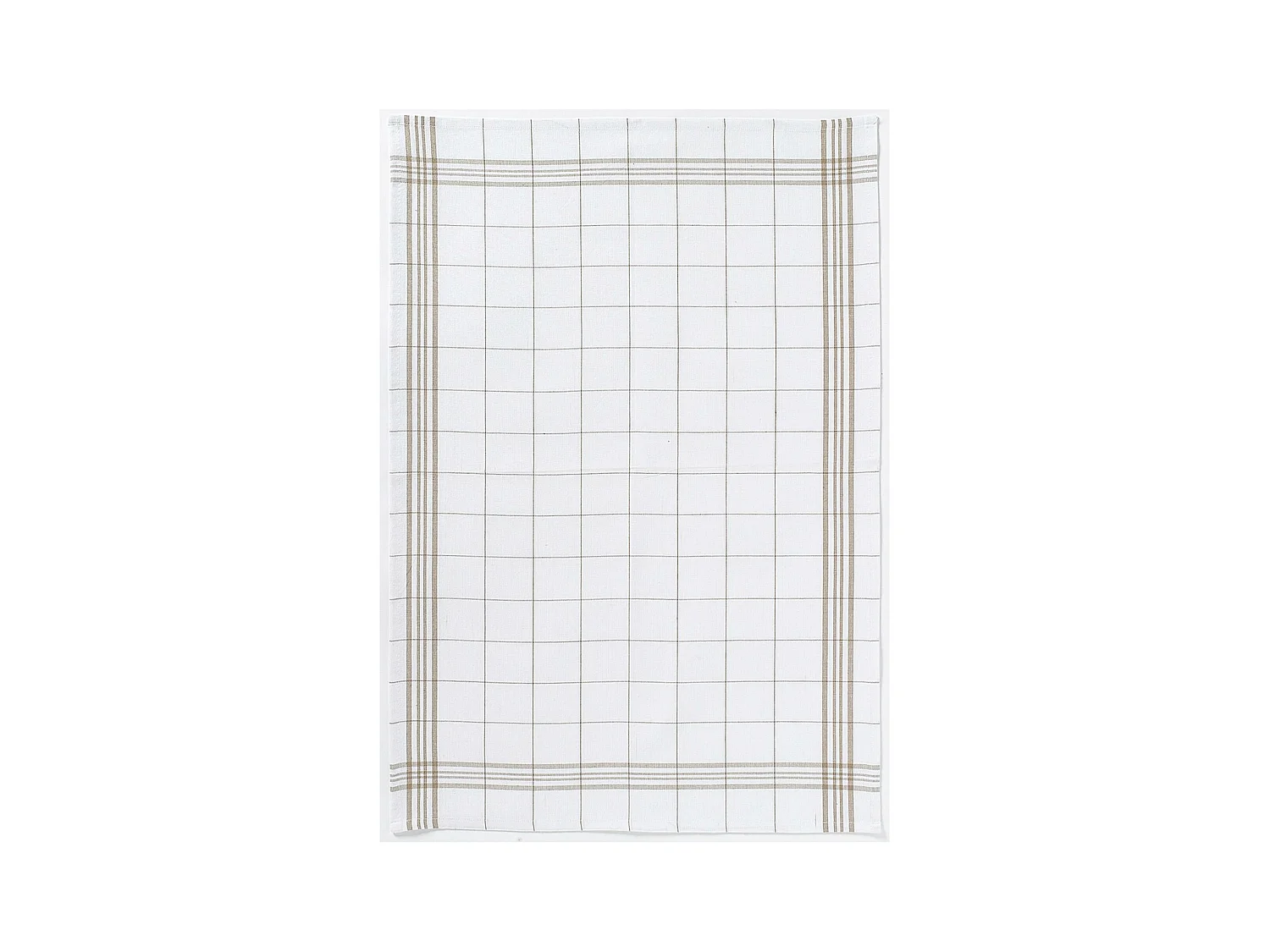 Torchon Carreaux taupe 50 x 70 cm Winkler