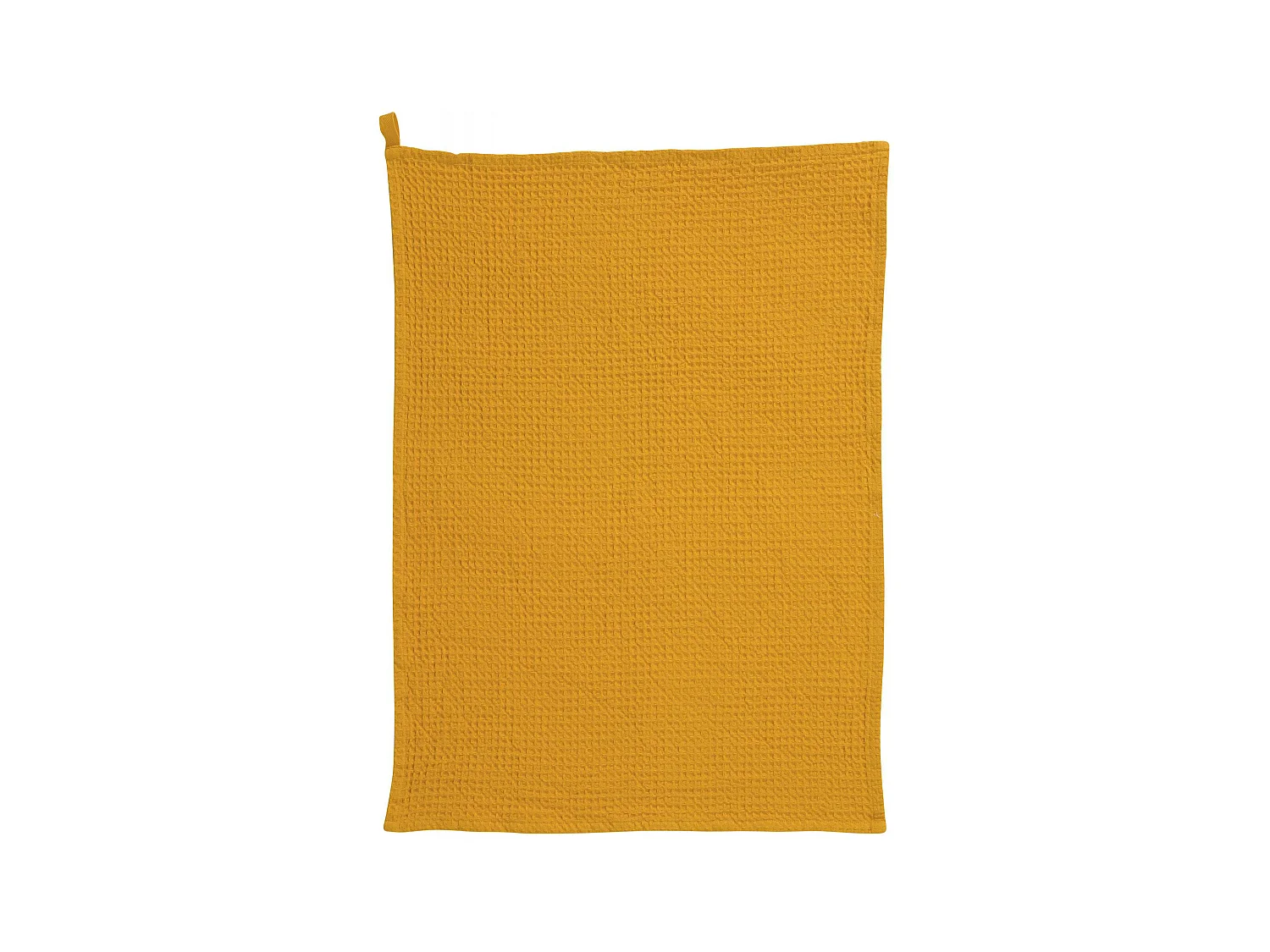 Torchon nid d'abeilles uni Mumba tournesol 50 x 70 cm Winkler