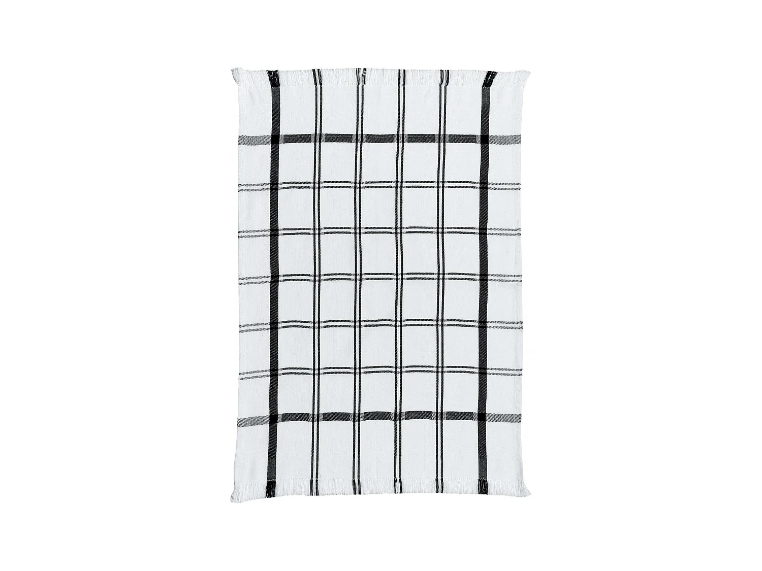 Torchon Carol noir 50 x 70 cm Winkler