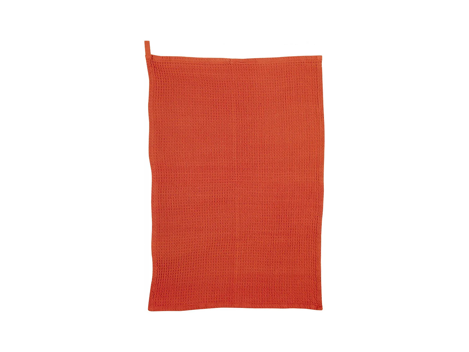Effen wafelstructuur theedoek Mumba Marmelade 50 x 70 cm