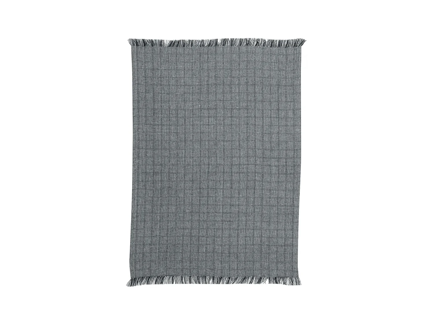 Torchon recyclé Aden blanc/noir 50 x 70 cm Winkler