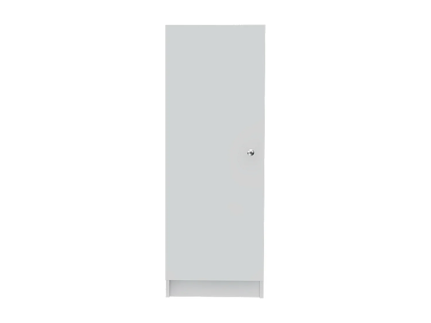 Buffet Belleria, style minimaliste avec 4 étagères et design compact , 120.39 cm X 42.92 cm X 31.24 cm , Blanc