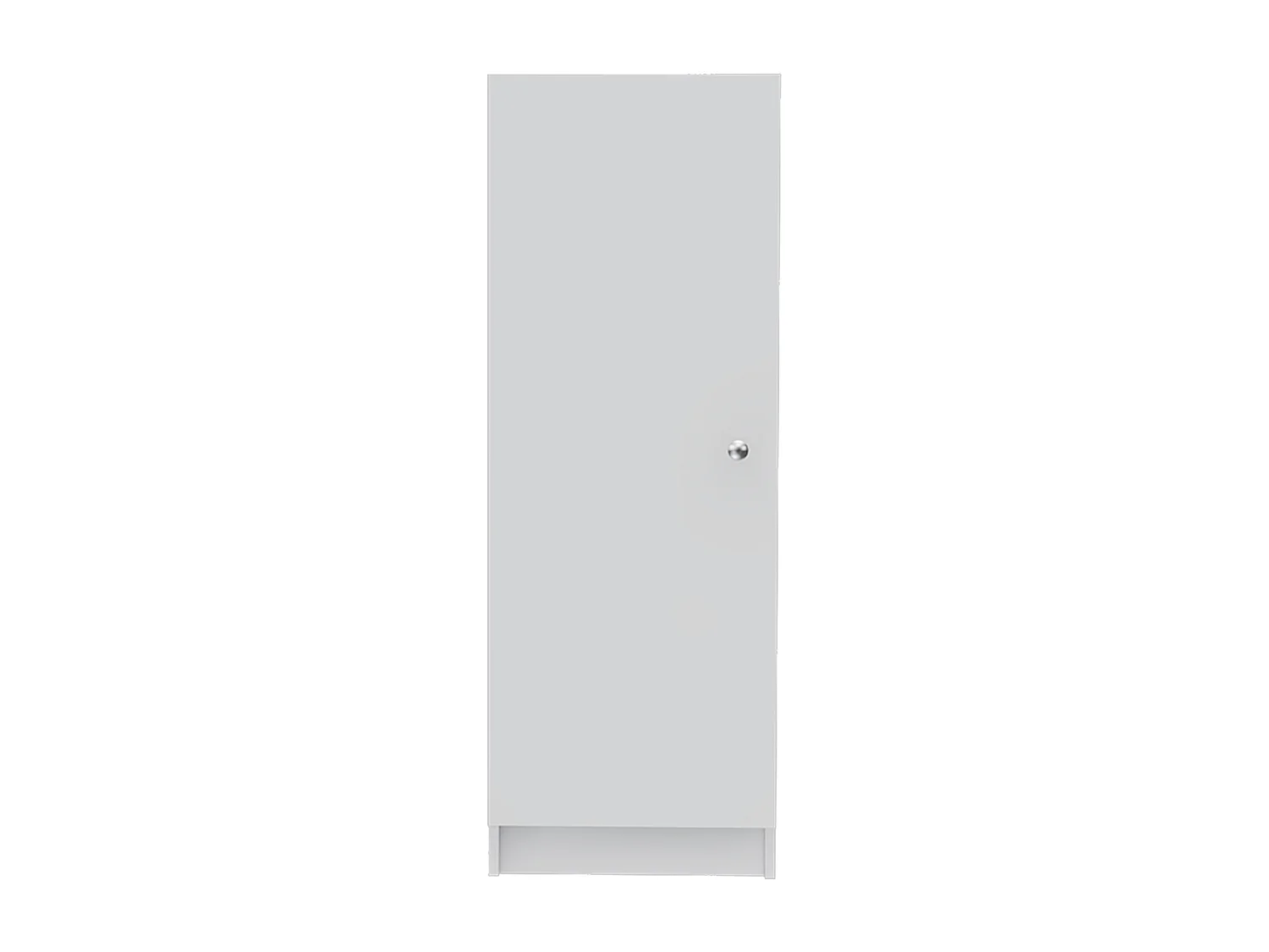 Credenza Belleria, stile minimalista con 4 ripiani e design compatto , 120.39 cm X 42.92 cm X 31.24 cm , bianco