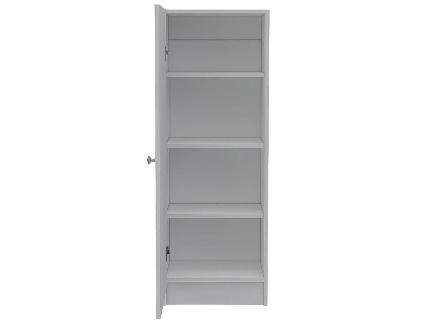Armoire de rangement Belleria de 120 cm, blanc