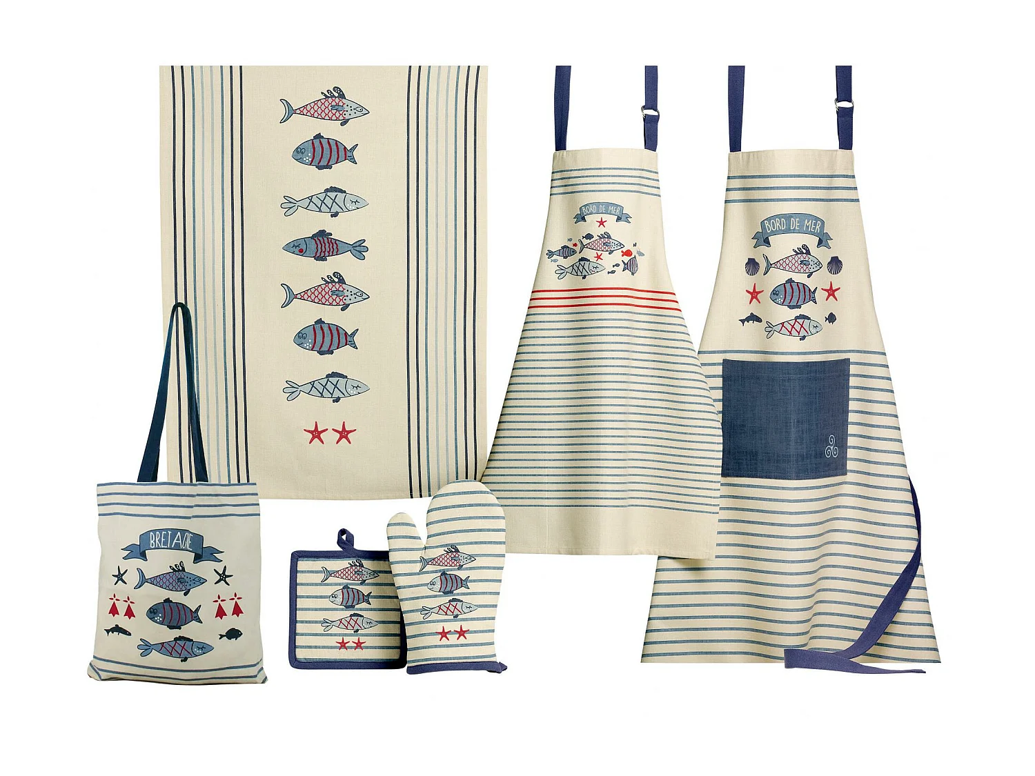 Torchon New Pesk bleu 50 x 70 cm Winkler