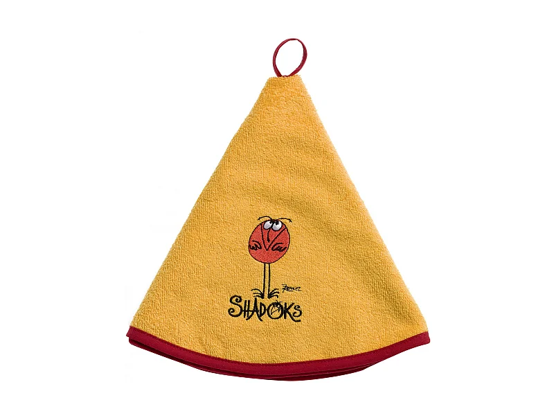 Shadoks handdoek Geel diameter 60 cm