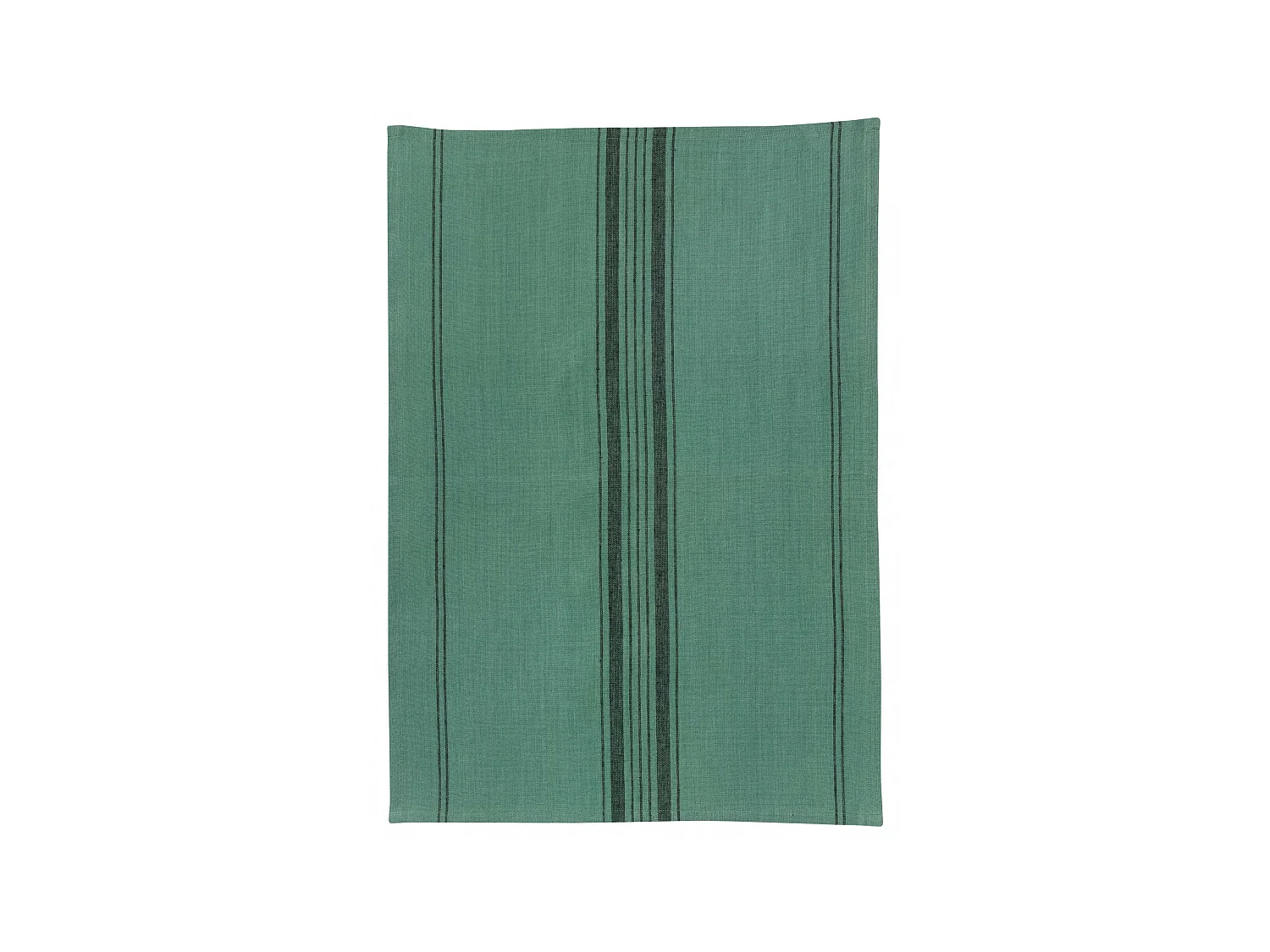Torchon Metis Kilia rayures vert de gris 50 x 70 cm Winkler