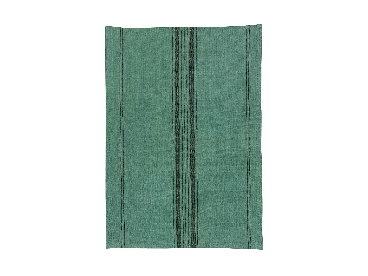 Torchon Metis Kilia rayures vert de gris 50 x 70 cm Winkler