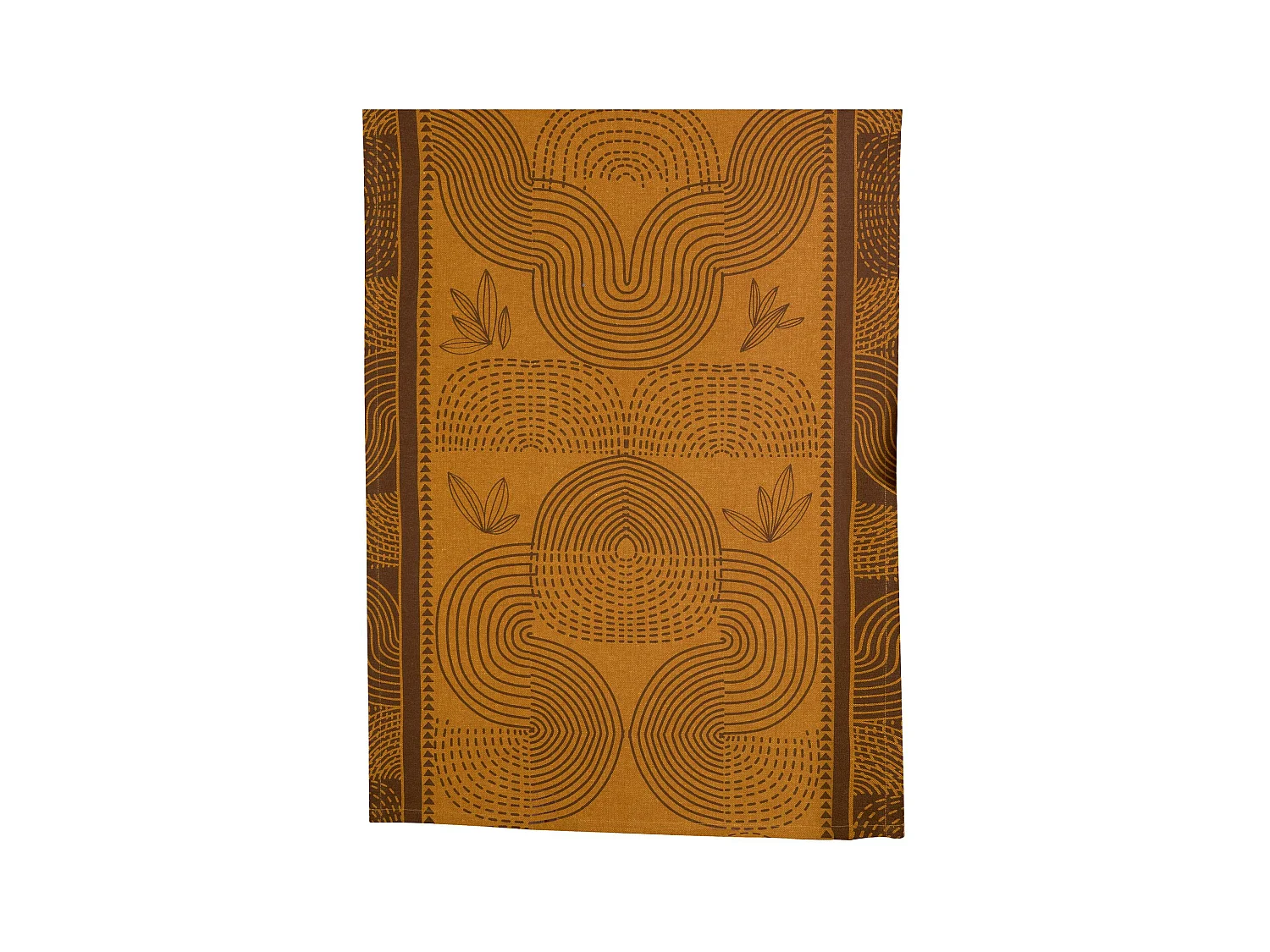 Torchon recyclé Etna ambre 50 x 70 cm Winkler