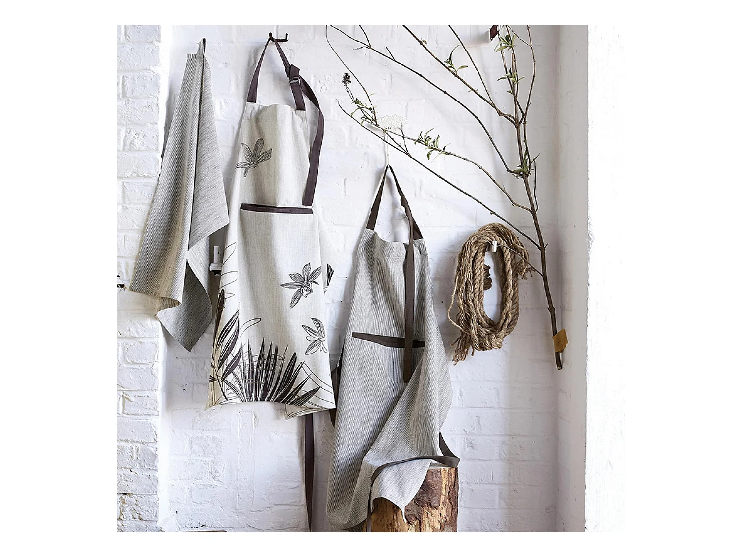 Pano de prato Moana Natural 50 x 70 cm