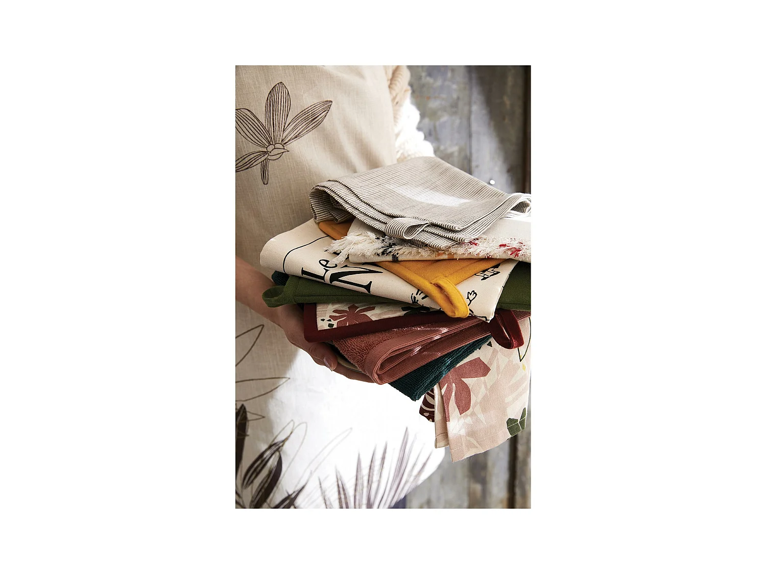 Pano de prato Moana Natural 50 x 70 cm