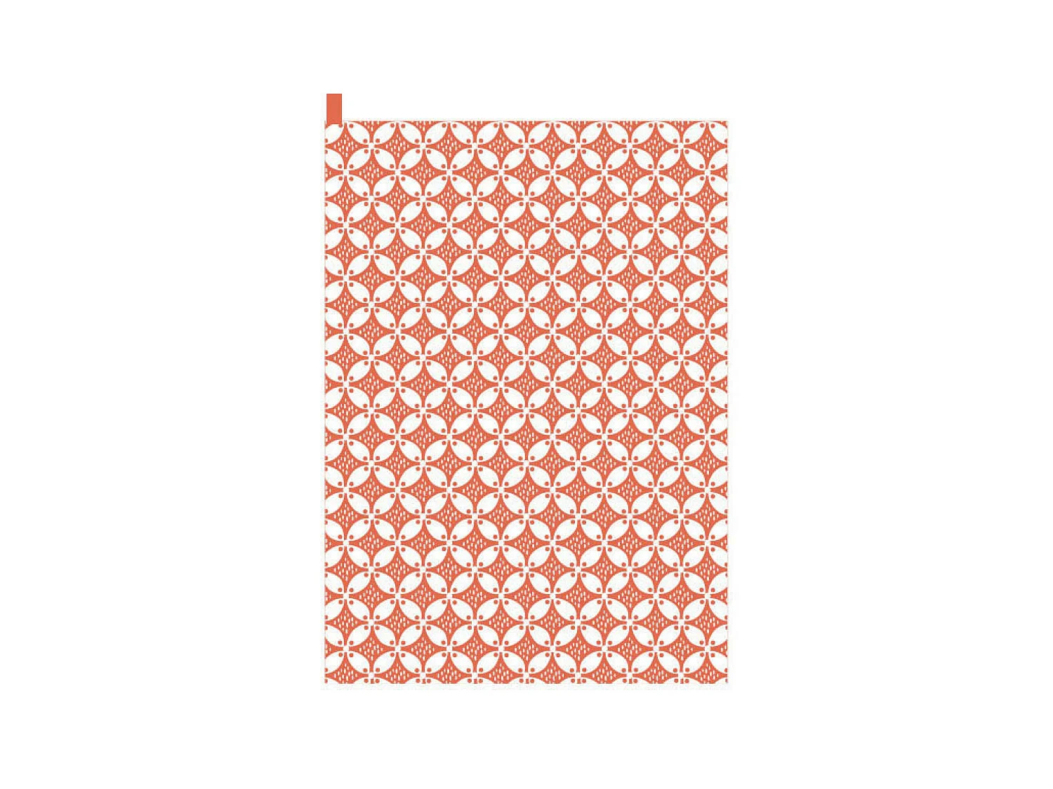 Torchon Fatou recyclé corail 50 x 70 cm Winkler