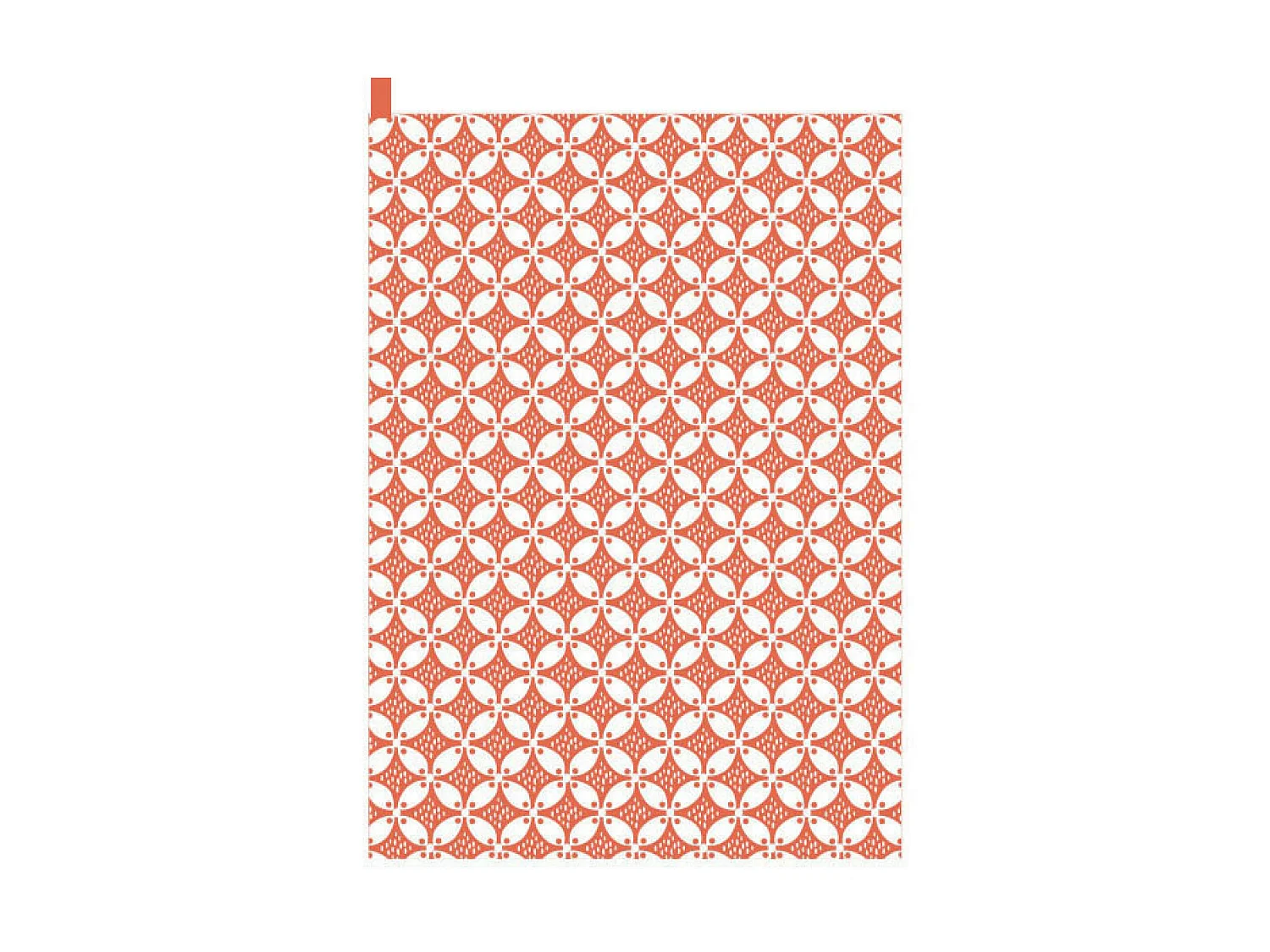 Torchon Fatou recyclé corail 50 x 70 cm Winkler