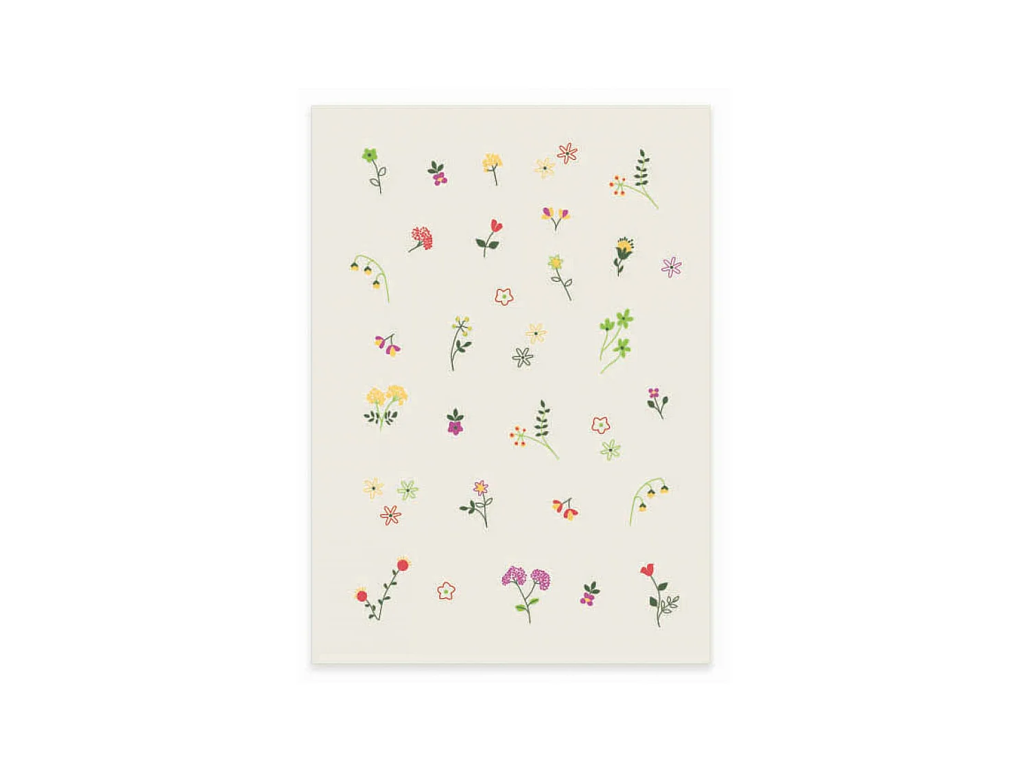 Torchon Gardenia recyclé ecru 50 x 70 cm Winkler