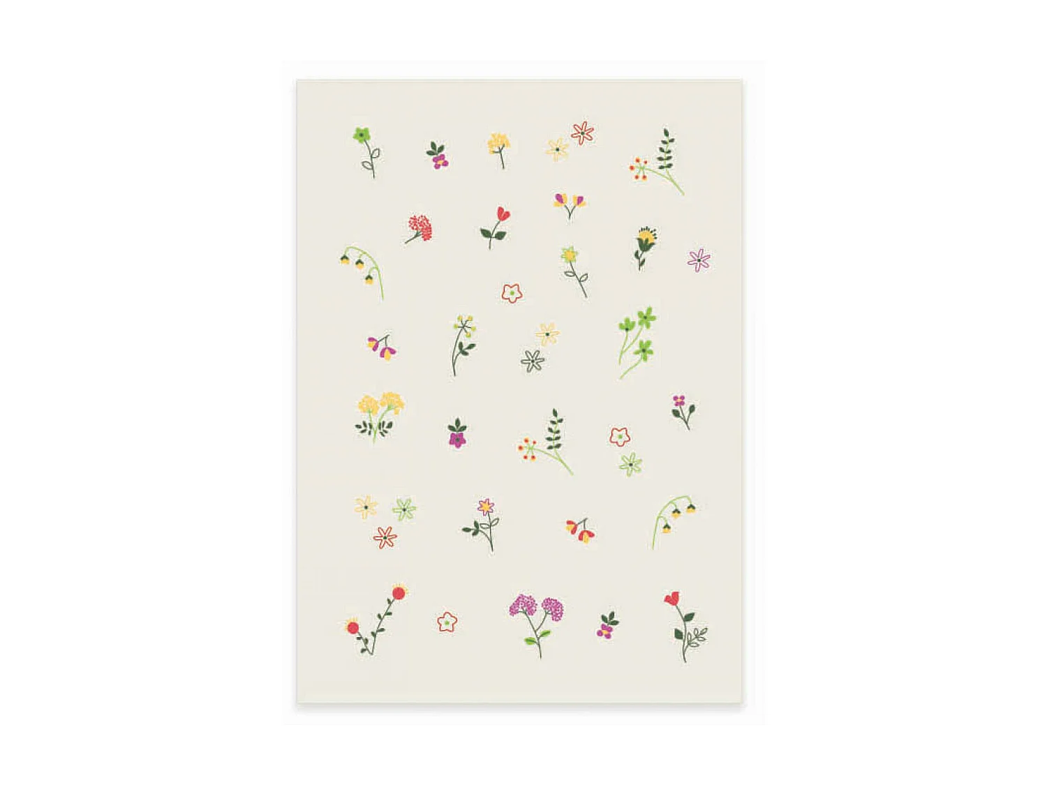 Torchon Gardenia recyclé ecru 50 x 70 cm Winkler