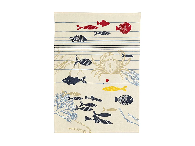 Torchon Océan ecru 50 x 70 cm Winkler