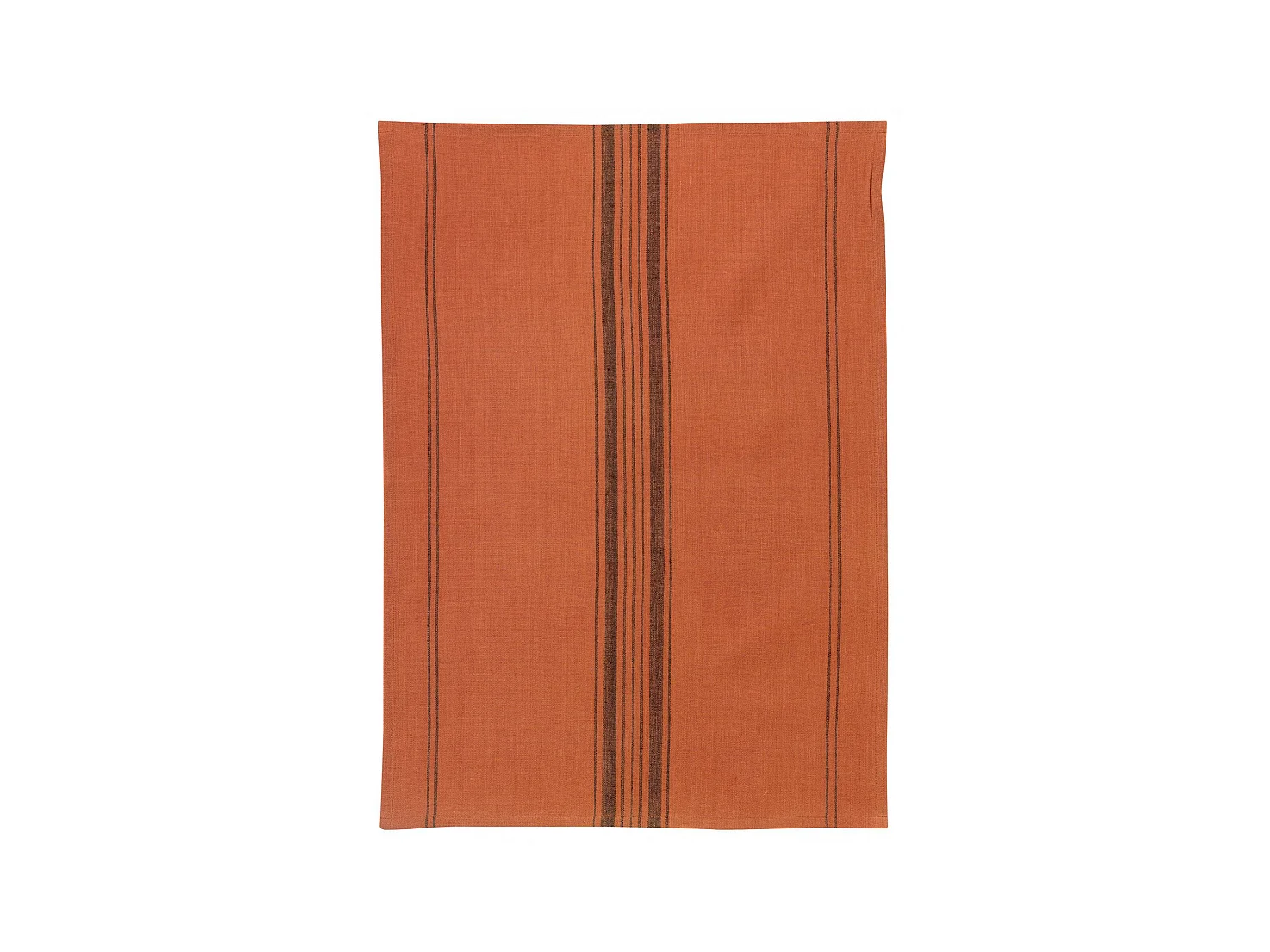 Torchon Metis Kilia rayures brique 50 x 70 cm Winkler