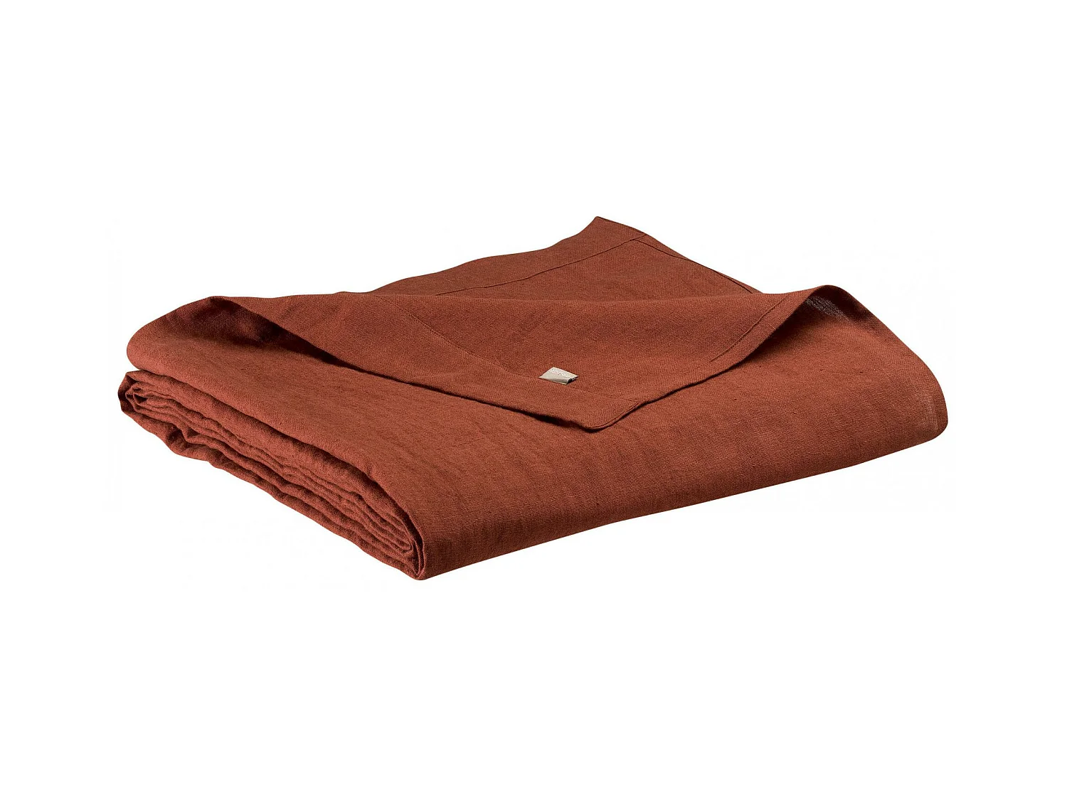 Drap plat stonewashed Zeff caramel 240 x 300 cm Vivaraise