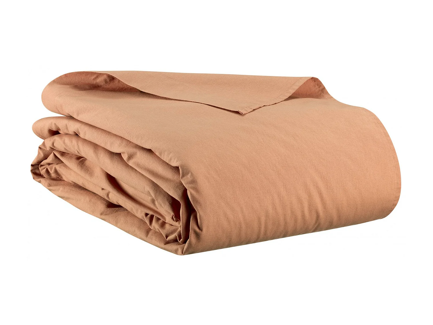 Drap plat Calita cannelle 240 x 300 cm Vivaraise