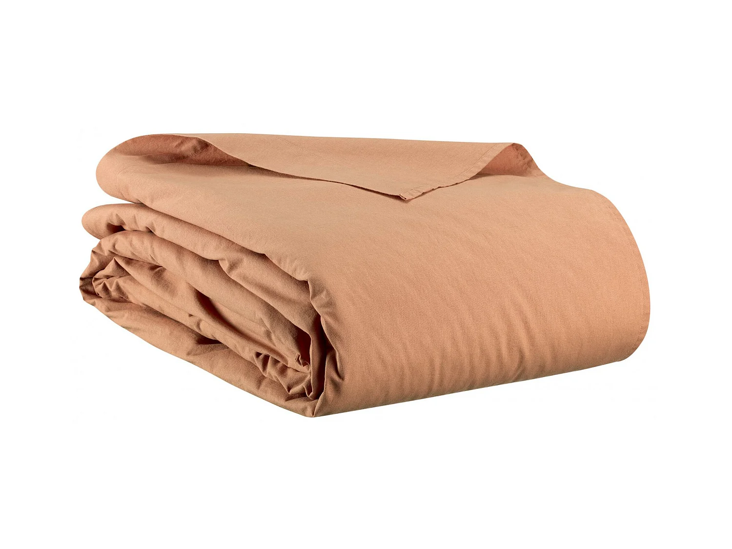 Drap plat Calita cannelle 240 x 300 cm Vivaraise