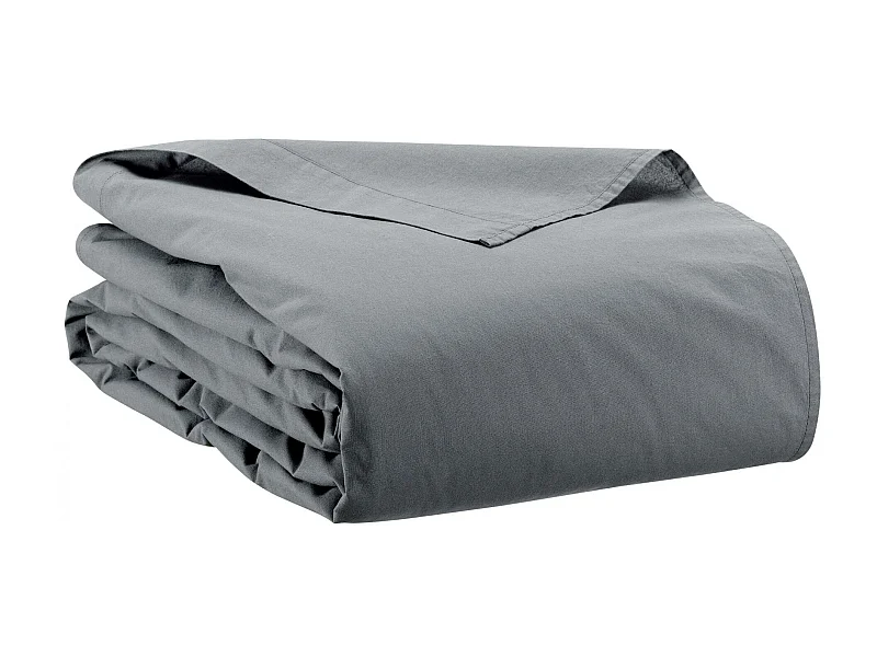 Drap plat Calita carbone 240 x 300 cm Vivaraise