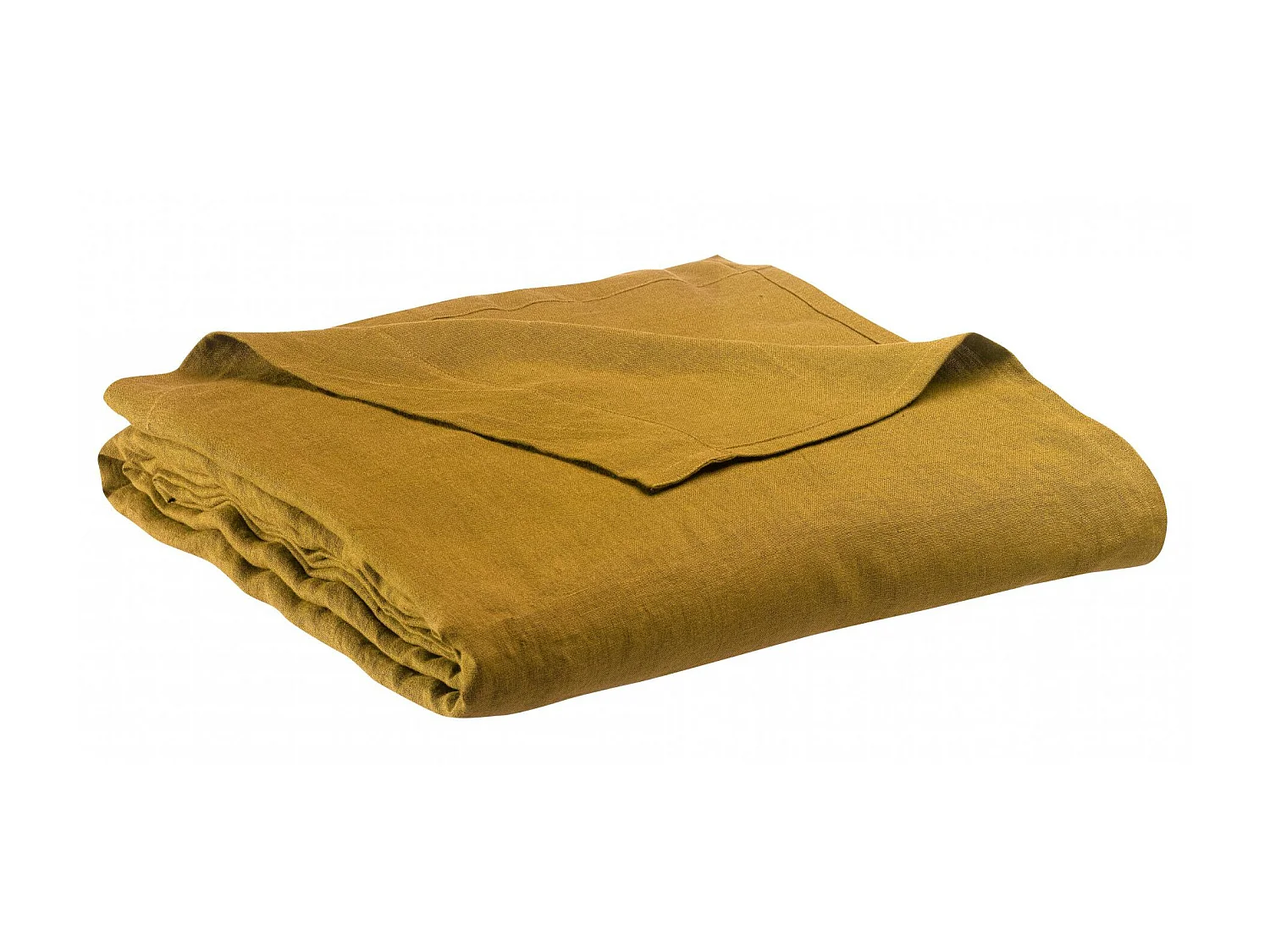 Drap plat stonewashed Zeff bronze 240 x 300 cm Vivaraise