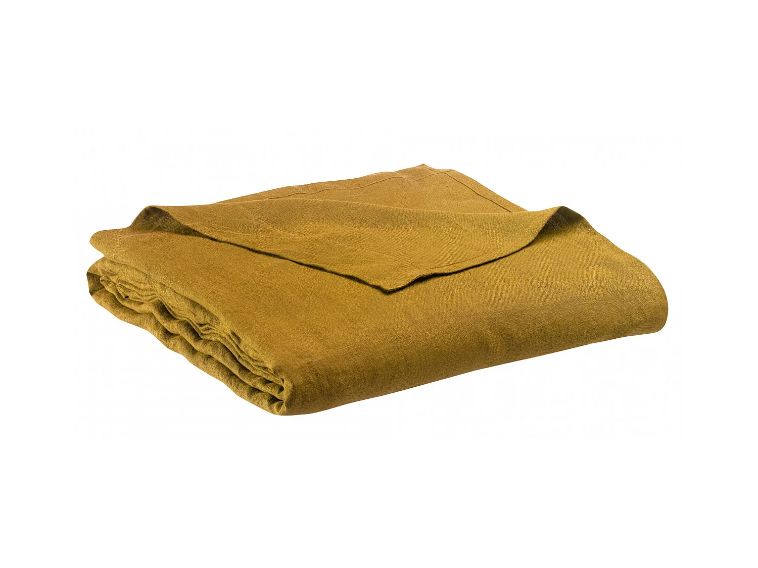 Drap plat stonewashed Zeff bronze 240 x 300 cm Vivaraise