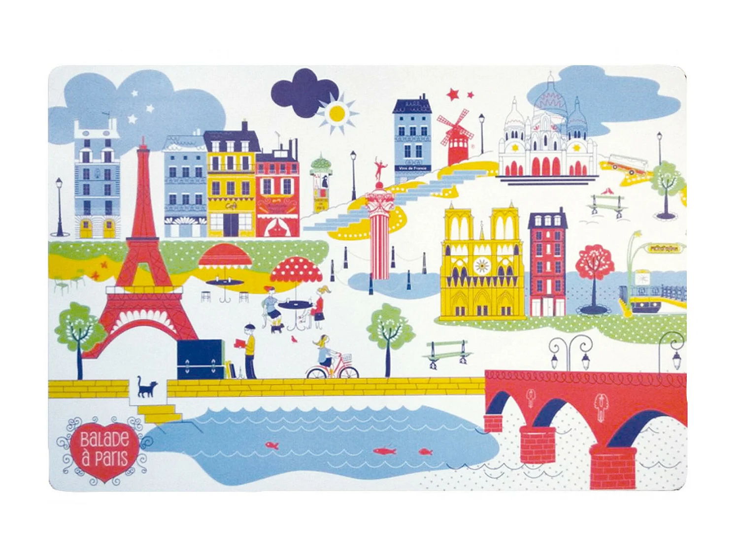 Placemat Balade à Paris