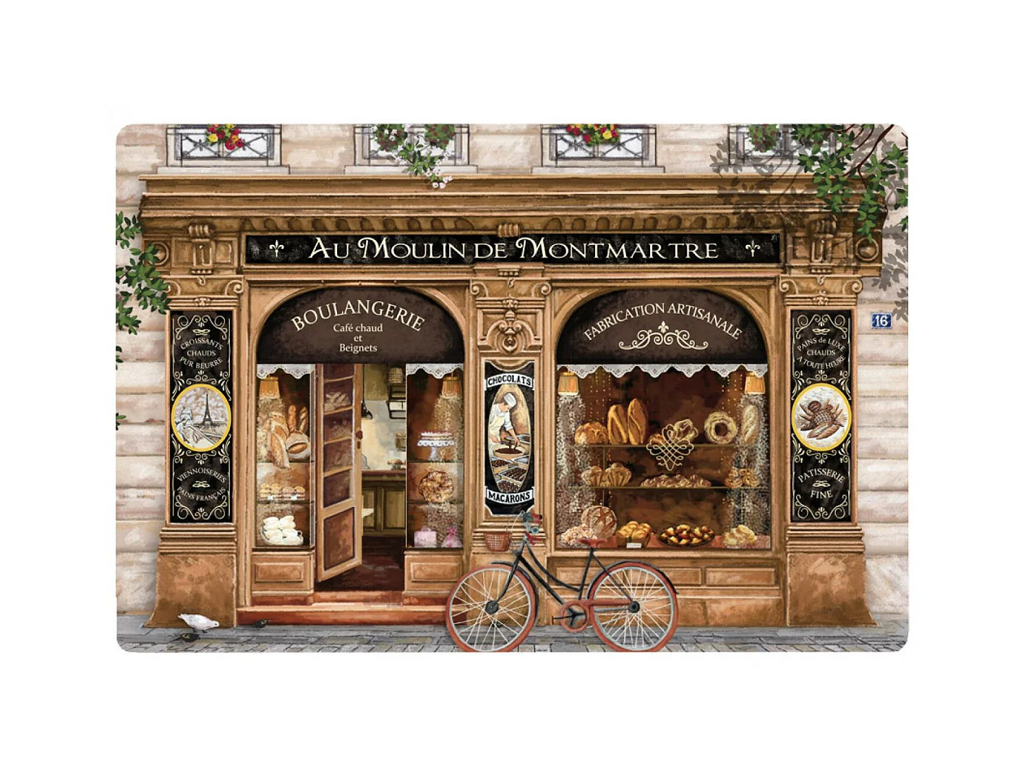 Set de table Boulangerie traditionnelle assortis 30 x 45 cm Winkler