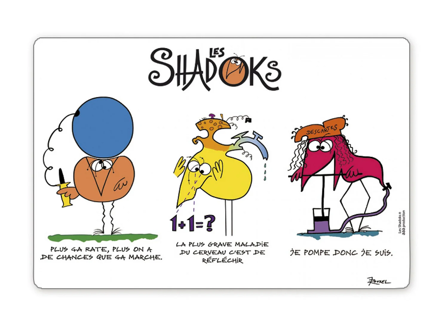 Set da tavola Shadoks 3 devises