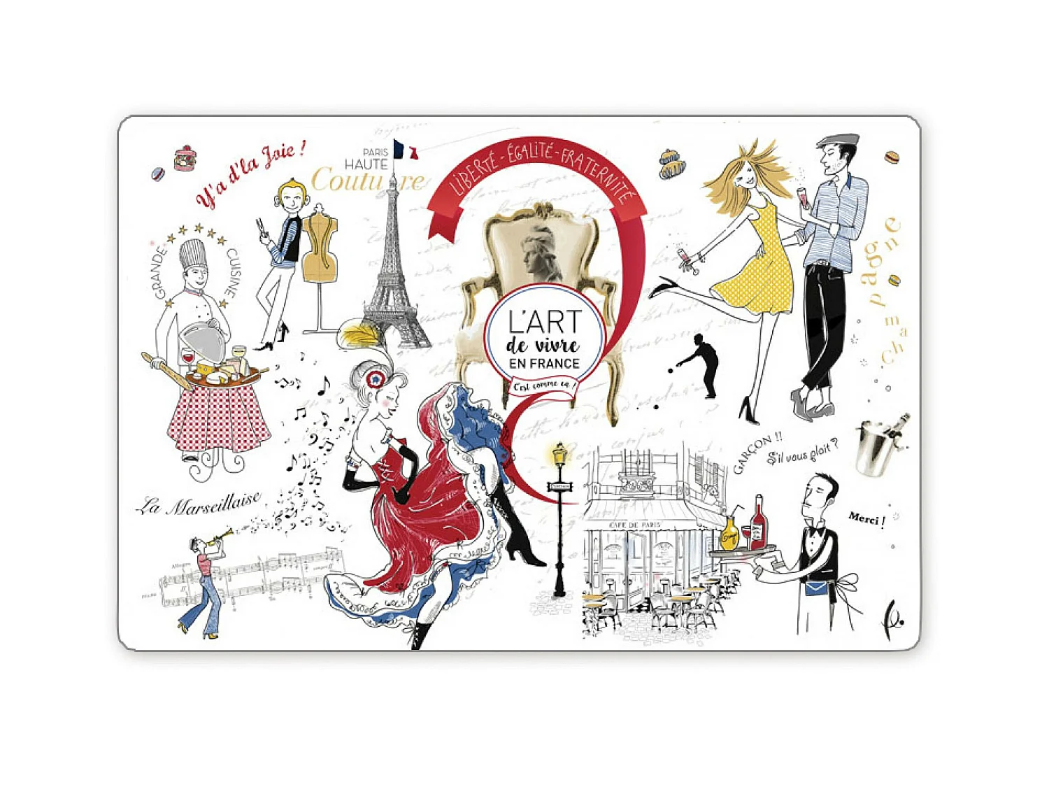 Set de table Art de vivre assortis 30 x 45 cm Winkler
