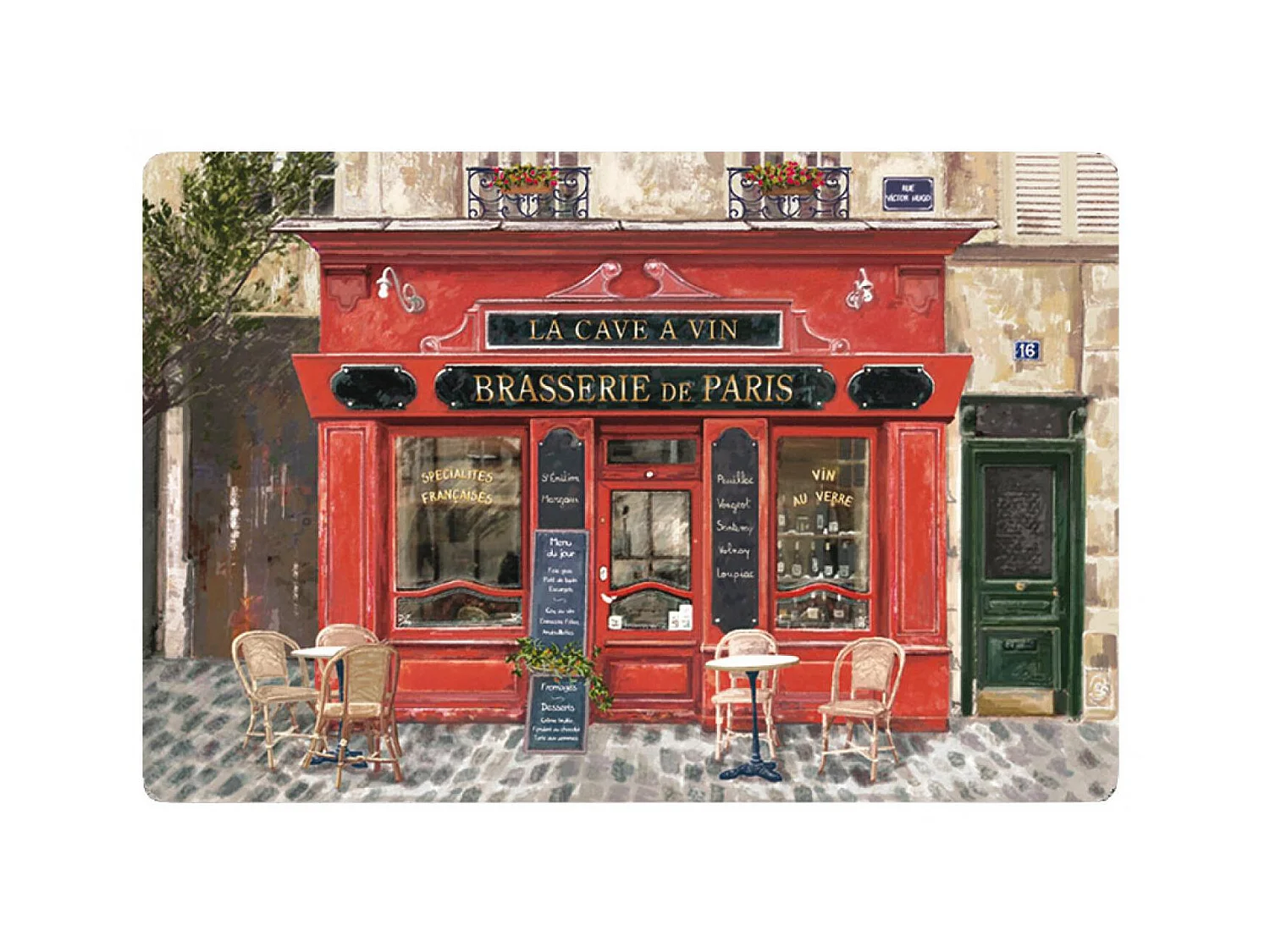 Set de Table Brasserie de Paris assortis 45 x 30 cm Winkler
