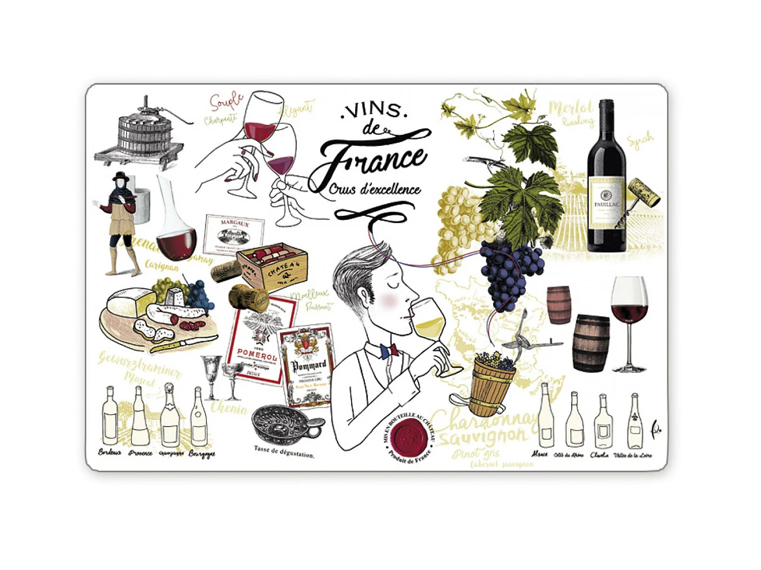Set de table Cru d'excellence assortis 30 x 45 cm Winkler