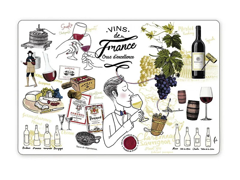 Set de table Cru d'excellence assortis 30 x 45 cm Winkler