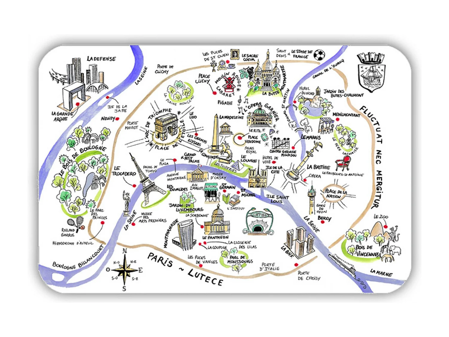 Juego de mesa Dessin Paris