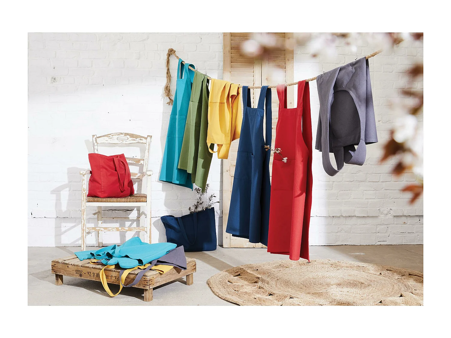 Tablier de cuisine Gen paon 120 x 85 cm Winkler