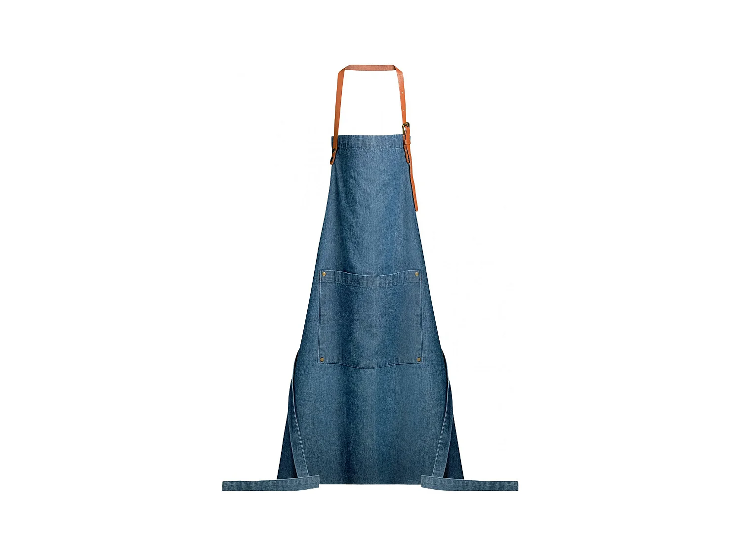 Tablier de cuisine Dinem bleu denim 70 x 90 cm Winkler