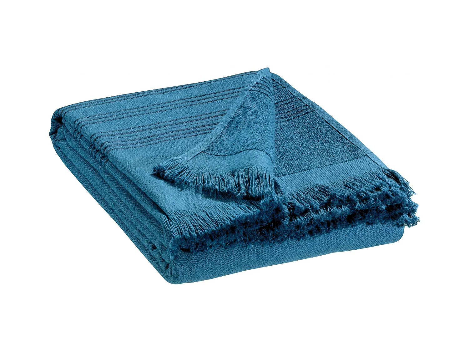 Drap hammam Cancun acier 90 x 180 cm Vivaraise