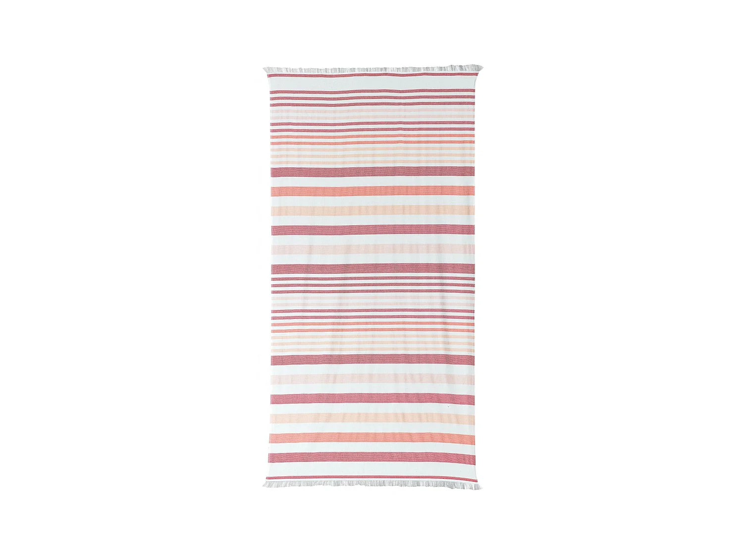 Drap hammam recyclé Samoa brique 100 x 200 cm Vivaraise