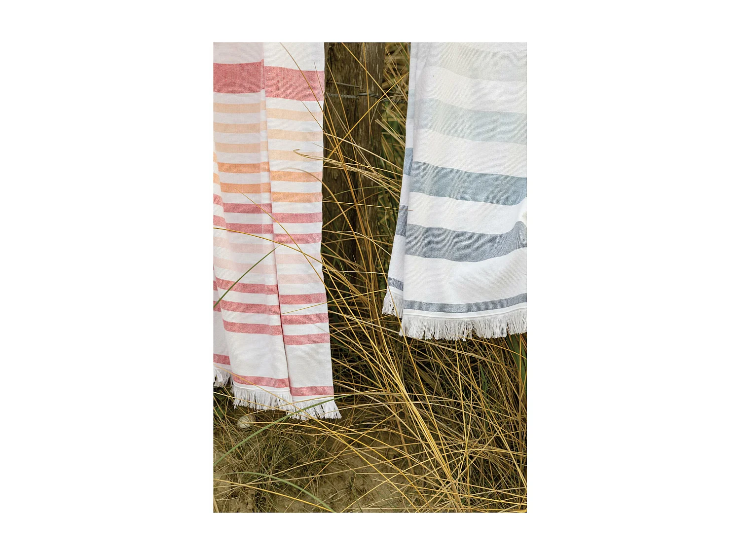 Drap hammam recyclé Samoa brique 100 x 200 cm Vivaraise