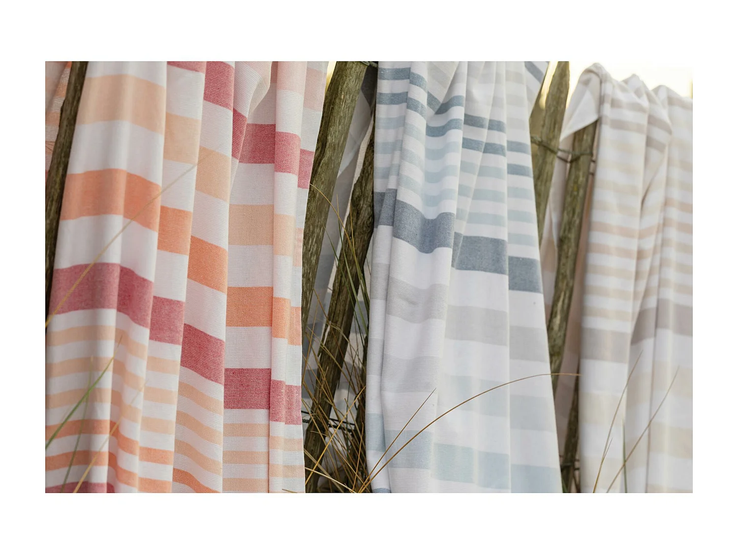 Recyceltes Hammam-Tuch Samoa Ziegelrot 100 x 200 cm