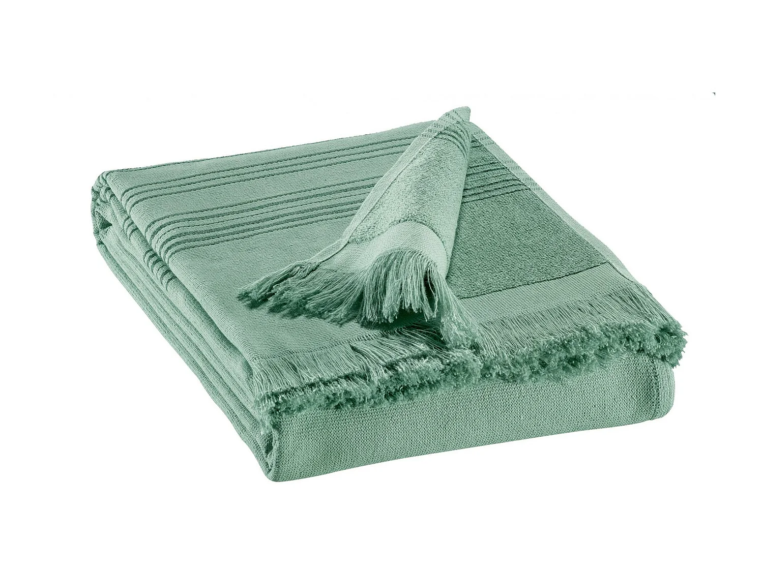 Drap hammam Cancun sauge 90 x 180 cm Vivaraise